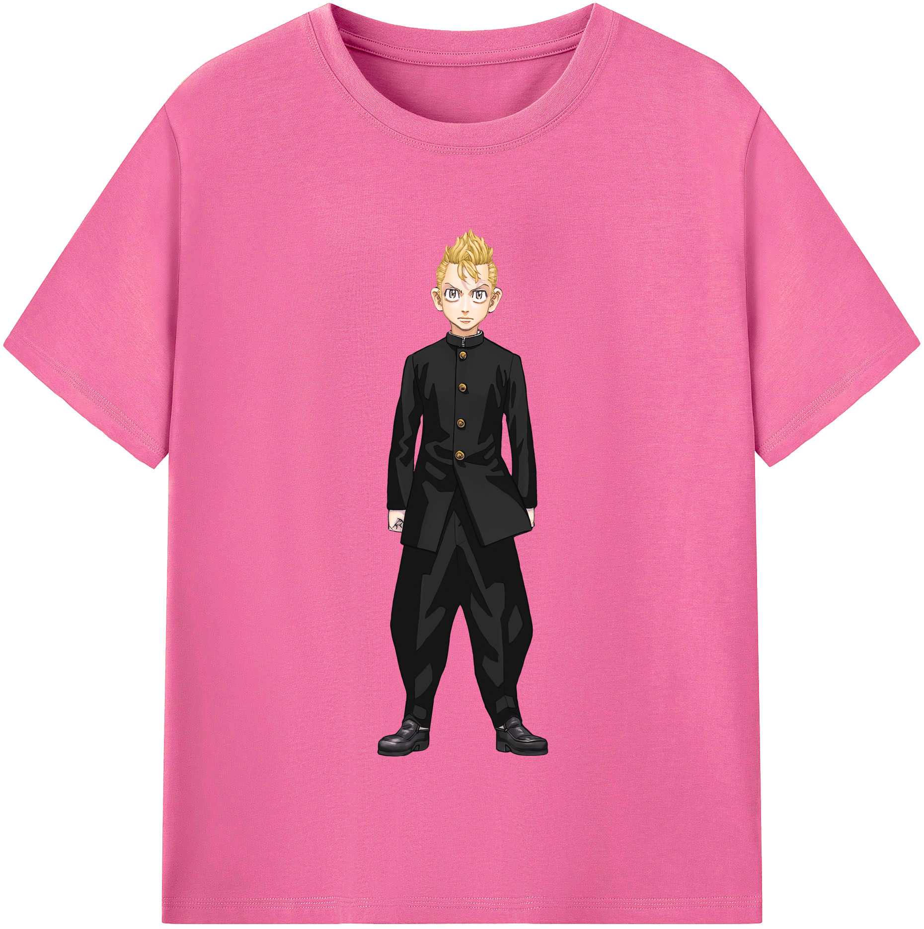 （画像用） 東京リベンジャーズ Tokyo Revengers レディースカジュアルプリントTシャツ（綿100％）